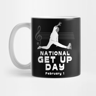 Figure Skating - National Get Up Day Mug